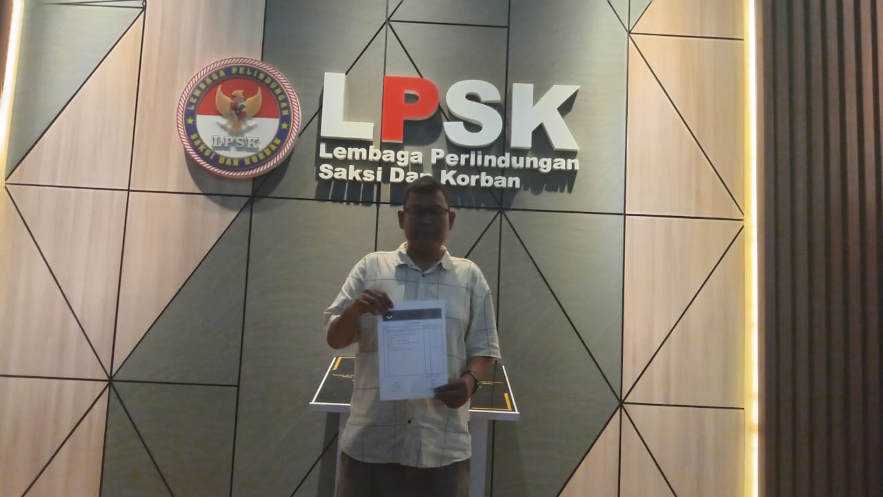 Jurnalis Hendra Idris Minta Perlindungan LPSK Terkait Ancaman Anggota DPR RI Rico Alviano,Jumat (23/5)